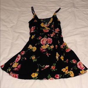 Floral wrap dress